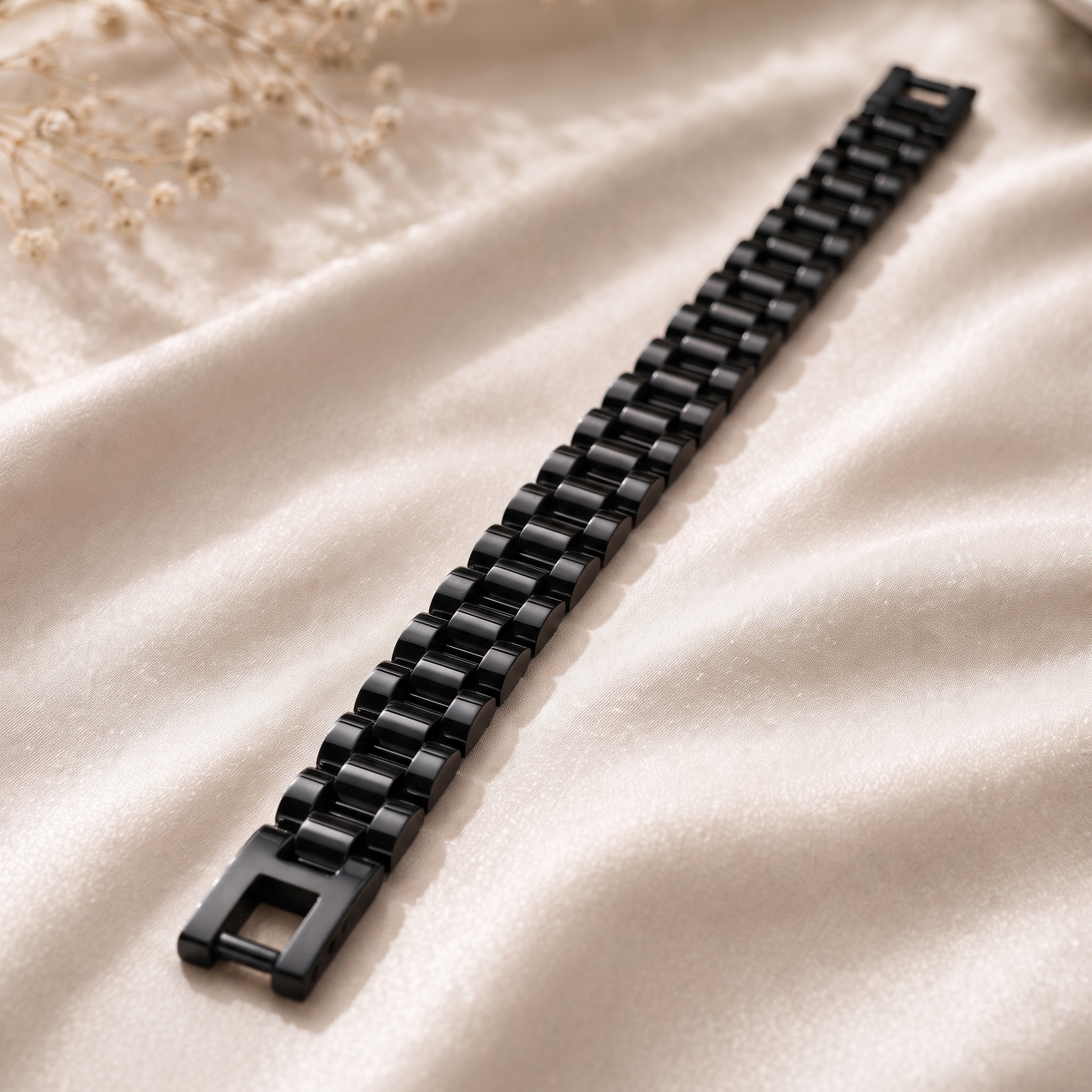 CLASSIC LINK BRACLET BLACK
